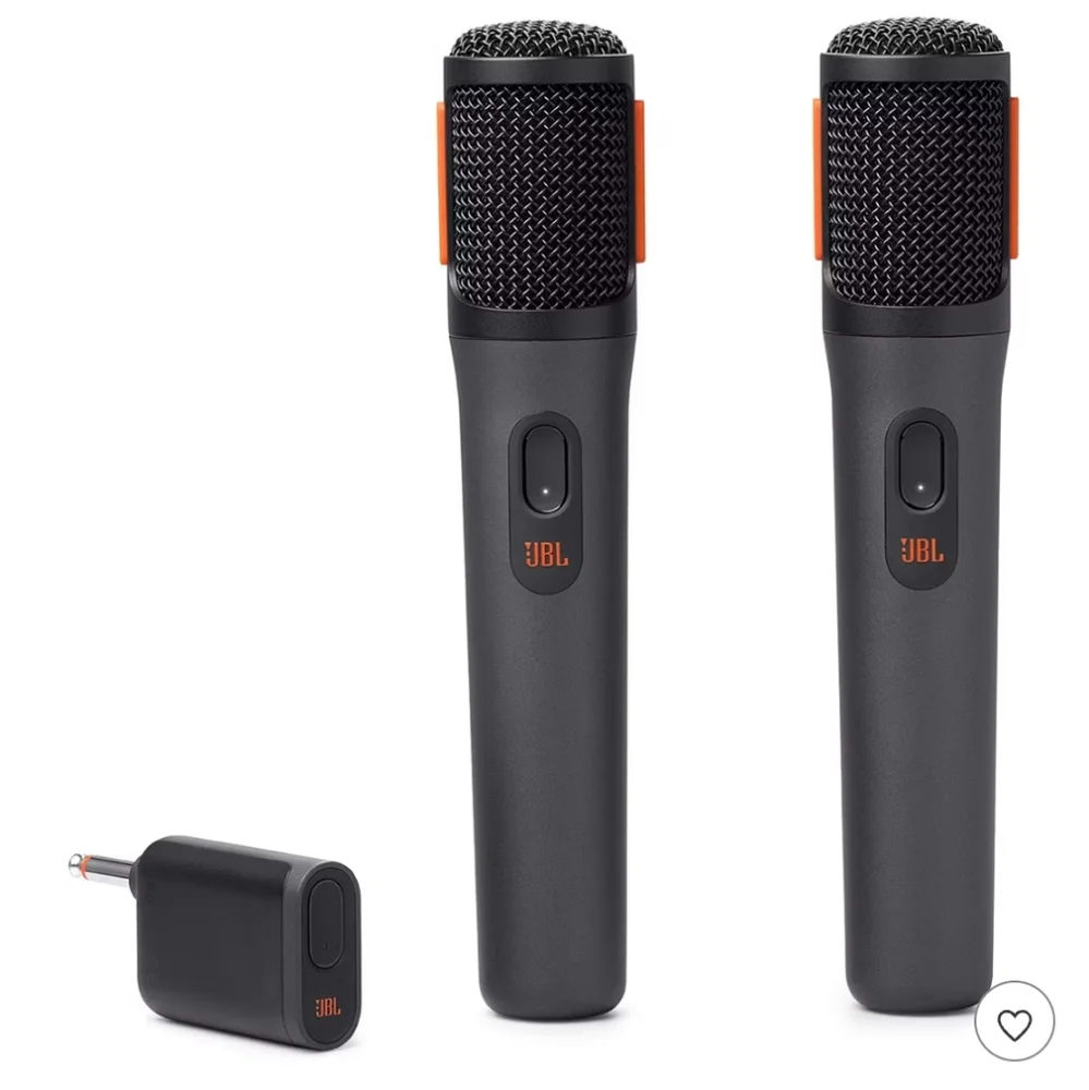 JBL Party Box Wireless Digital Dual Channel Receiver Microphone Set